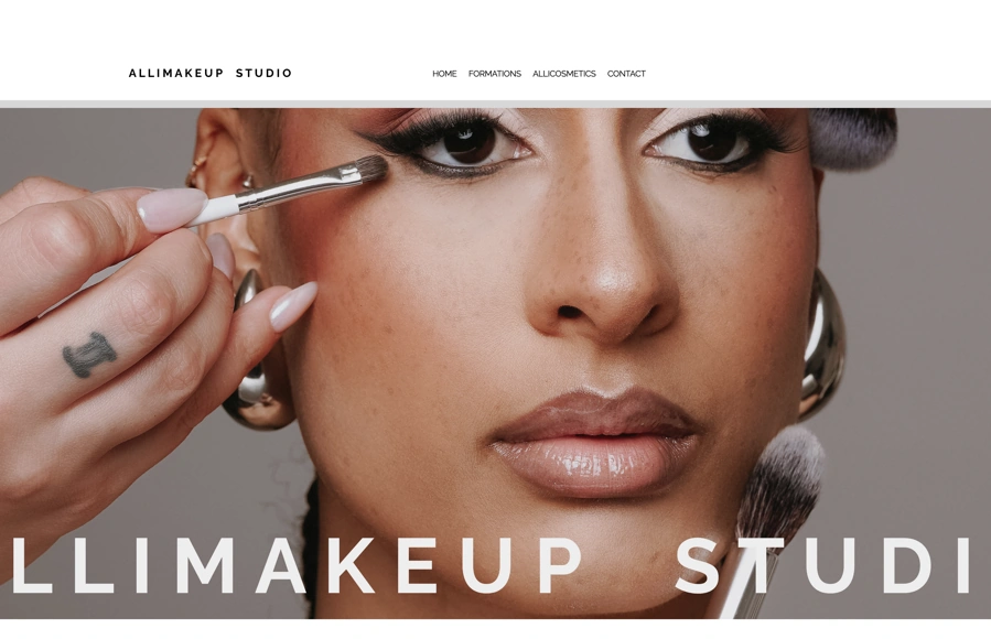 Screenshot from www.allimakeupstudio.net