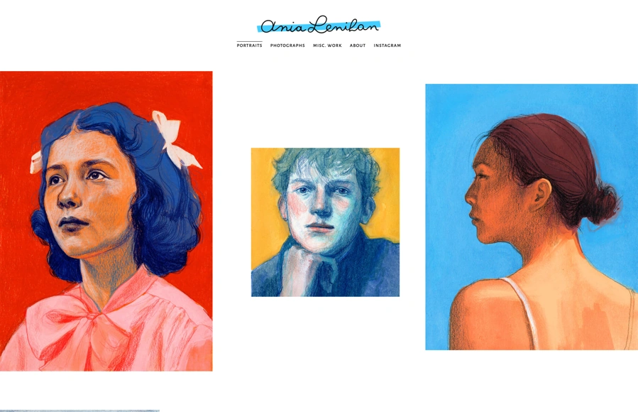 Screenshot from www.anialenihan.com