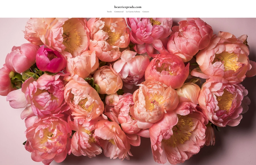 Screenshot from www.beatriceprada.com