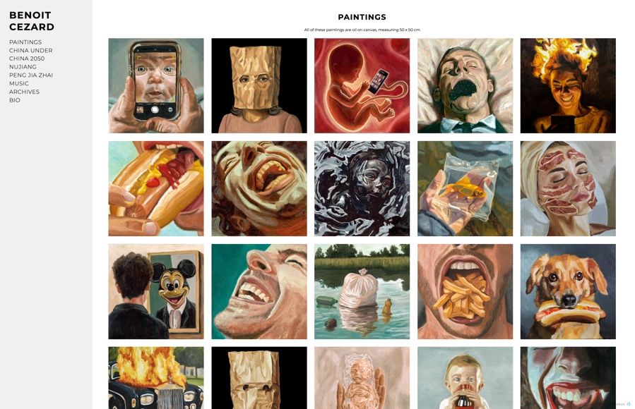 Screenshot from www.ben16art.com