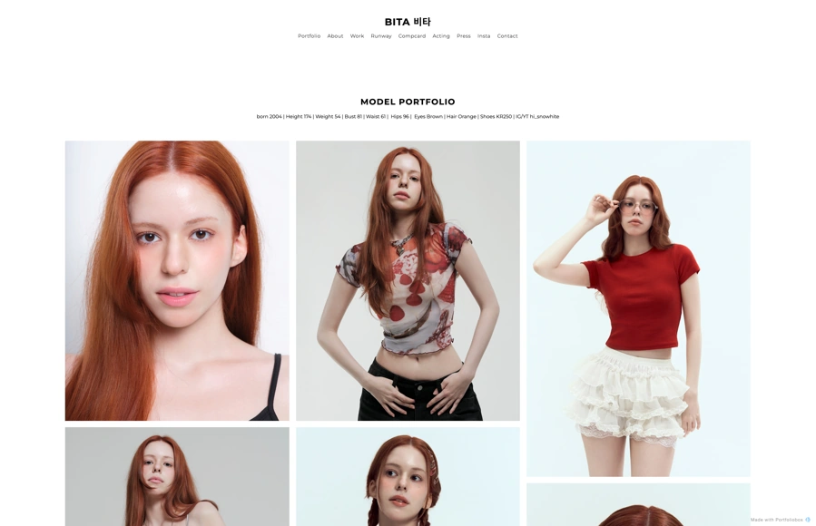 Screenshot from www.bitamodel.com