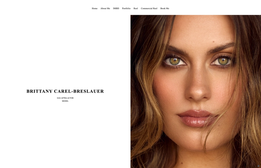 Screenshot from www.brittanycarel.com