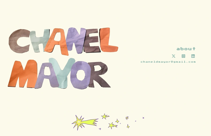 Screenshot from www.chanelmayor.com