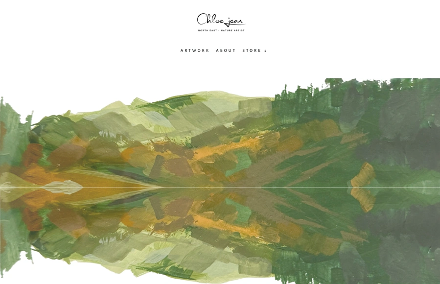 Screenshot from www.chloejeanbrown.com