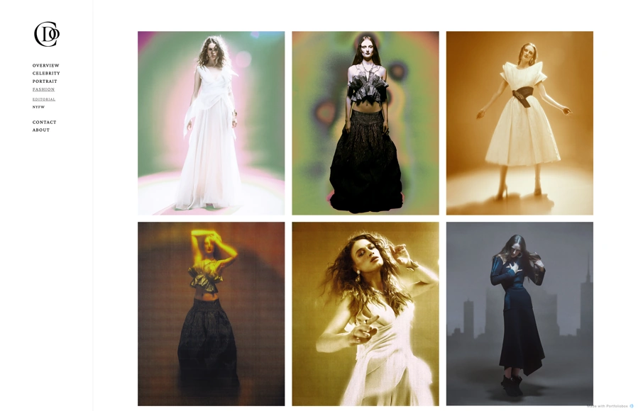 Screenshot from www.christinadeo.com
