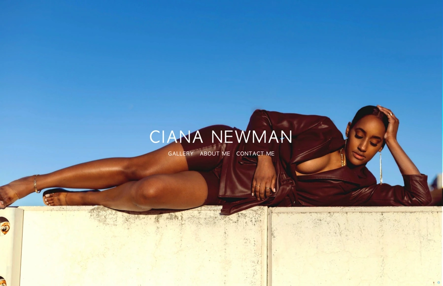 Screenshot from www.ciananewman.com