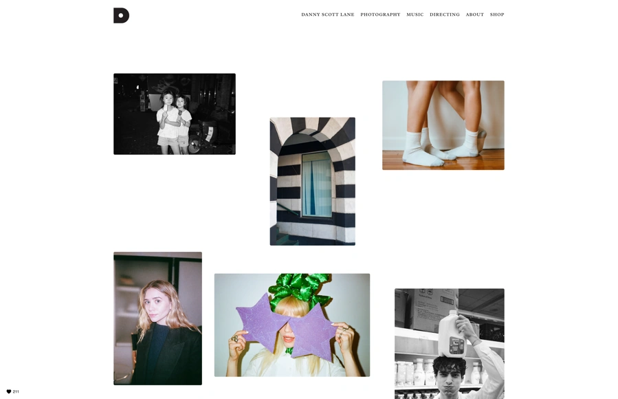 Screenshot from www.dannyscottlane.com