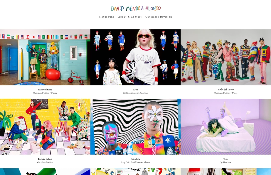 Screenshot from www.davidmendezalonso.com
