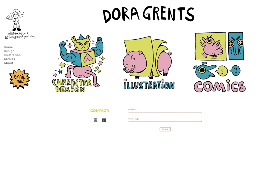 Screenshot from www.doragrents.com