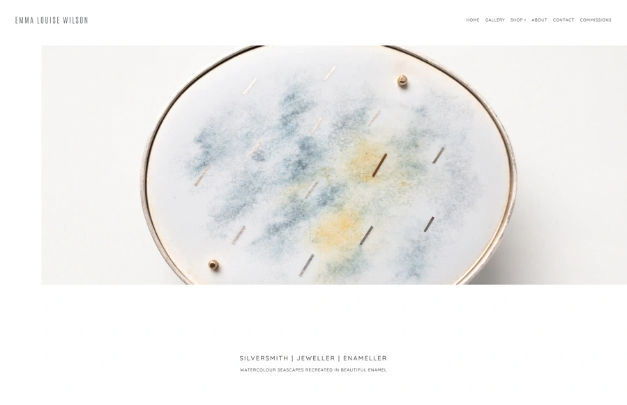 Screenshot from www.emmalouisewilson.com