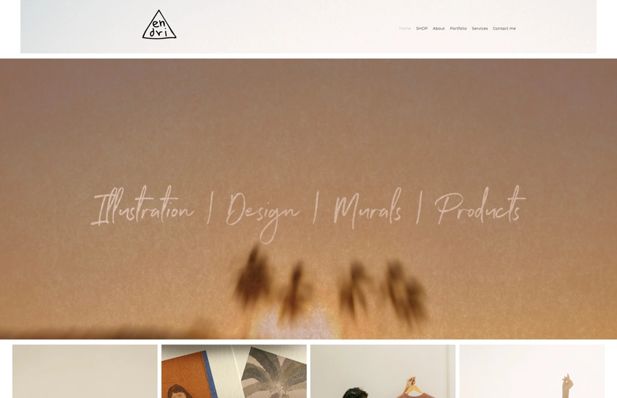 Screenshot from www.endriillustrations.com