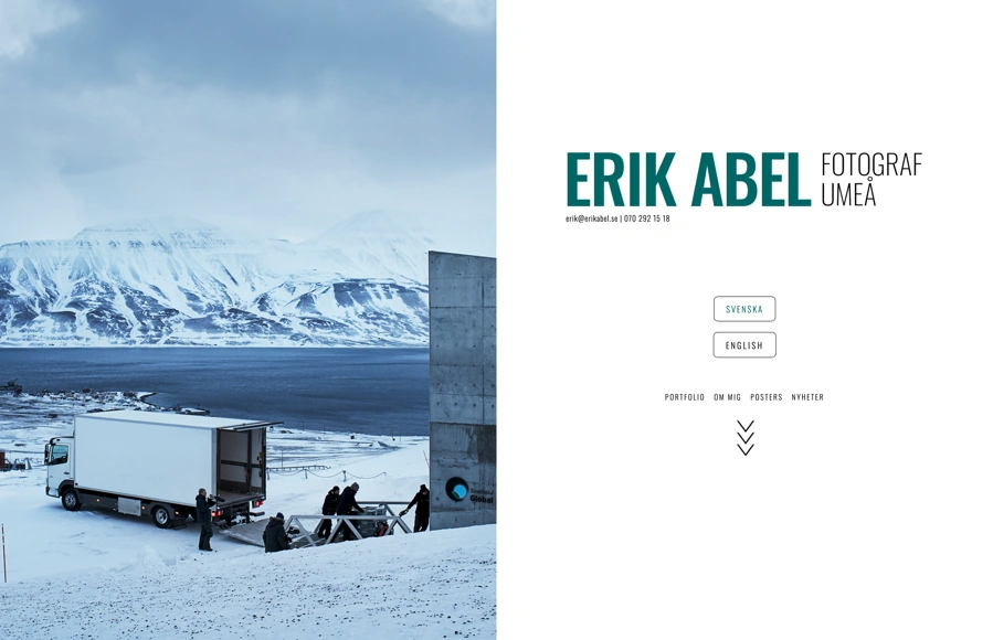 Screenshot from www.erikabel.se