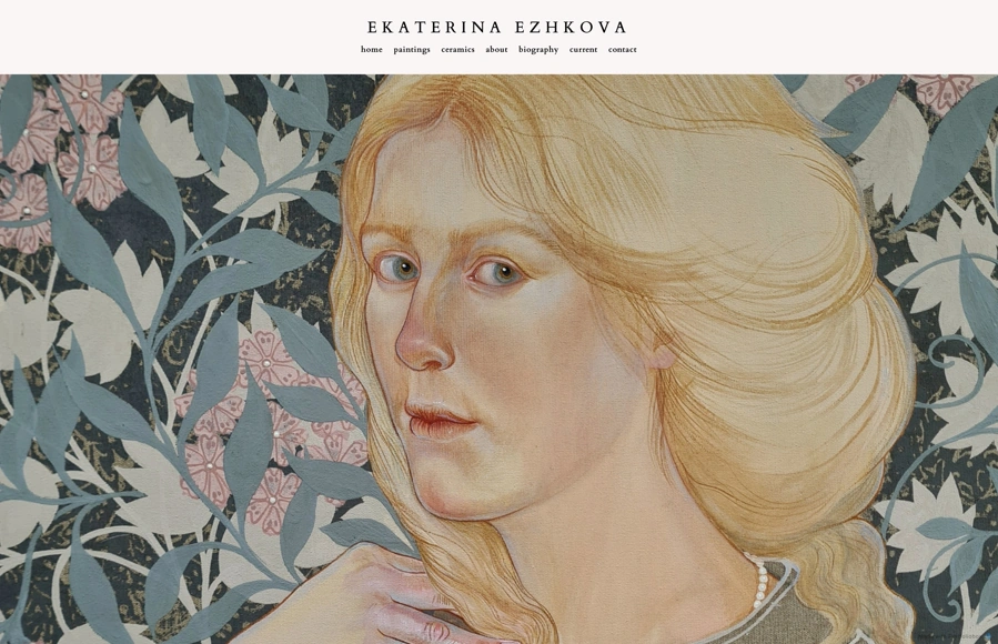 Screenshot from www.ezhkova.de