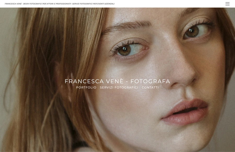 Screenshot from www.francescavene.com