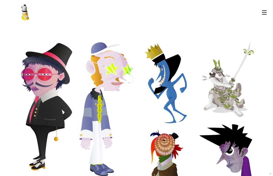 Screenshot from www.guidobalossi.com