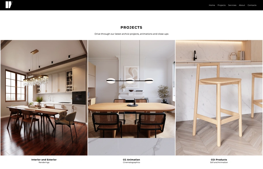 Screenshot from www.hevastudio.com