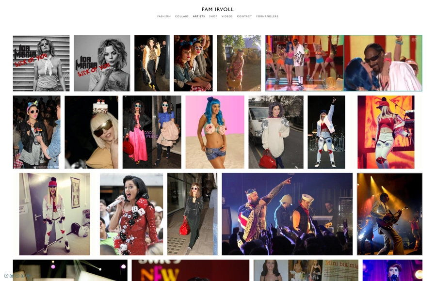 Screenshot from www.irvollfam.com