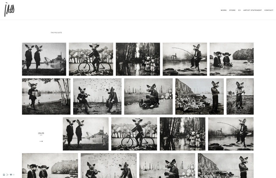 Screenshot from www.jacoputker.com
