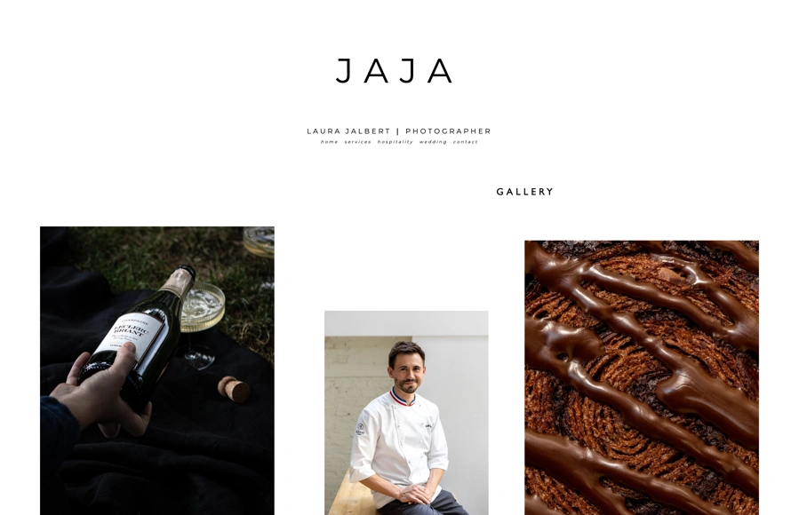 Screenshot from www.jajafoodstudio.com