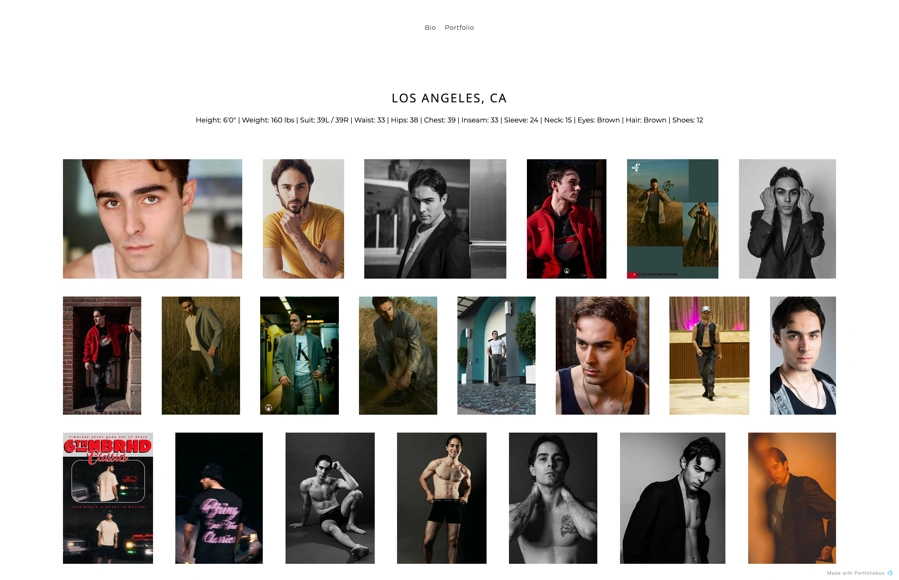 Screenshot from www.jaron-feldman.com