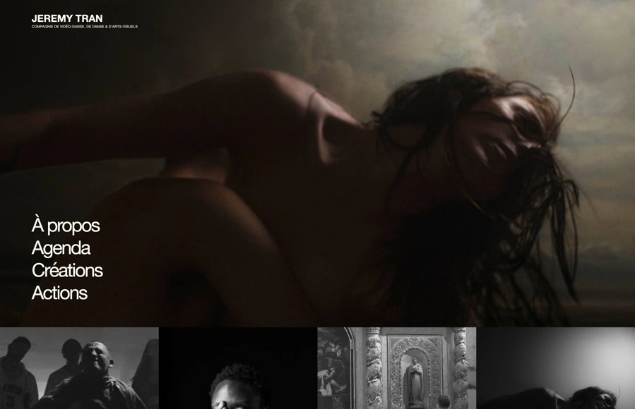 Screenshot from www.jeremytran.com