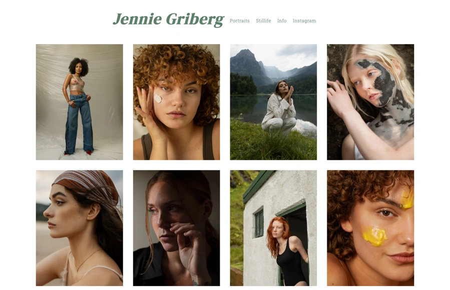 Screenshot from www.jgfotografi.com