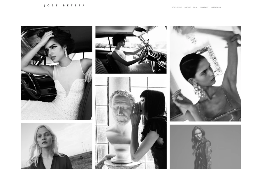 Screenshot from www.jose-beteta.com