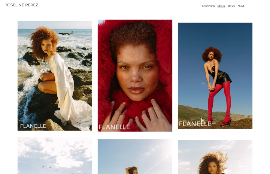 Screenshot from www.joselineperez.com