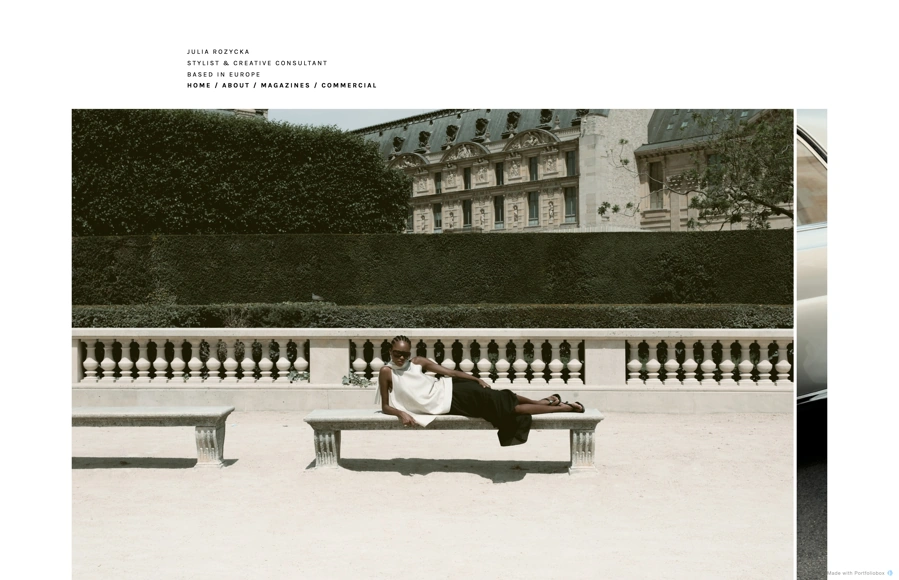 Screenshot from www.jularozycka.com