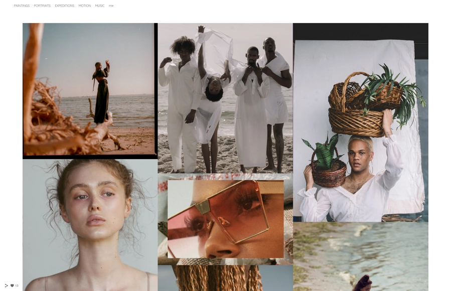 Screenshot from www.juliamartinsmiranda.com