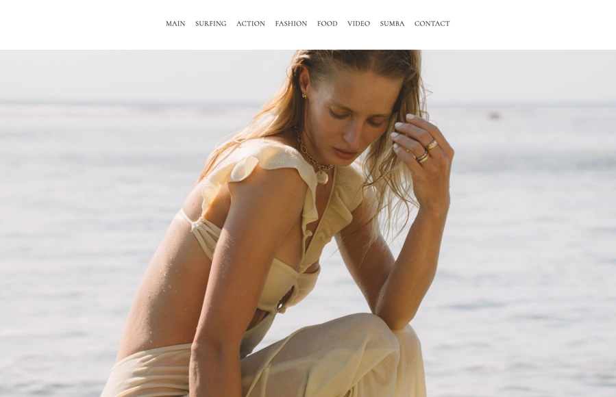 Screenshot from www.kasiawojtala.website