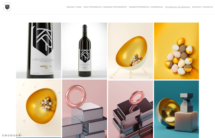 Screenshot from www.kasparsrocis.com