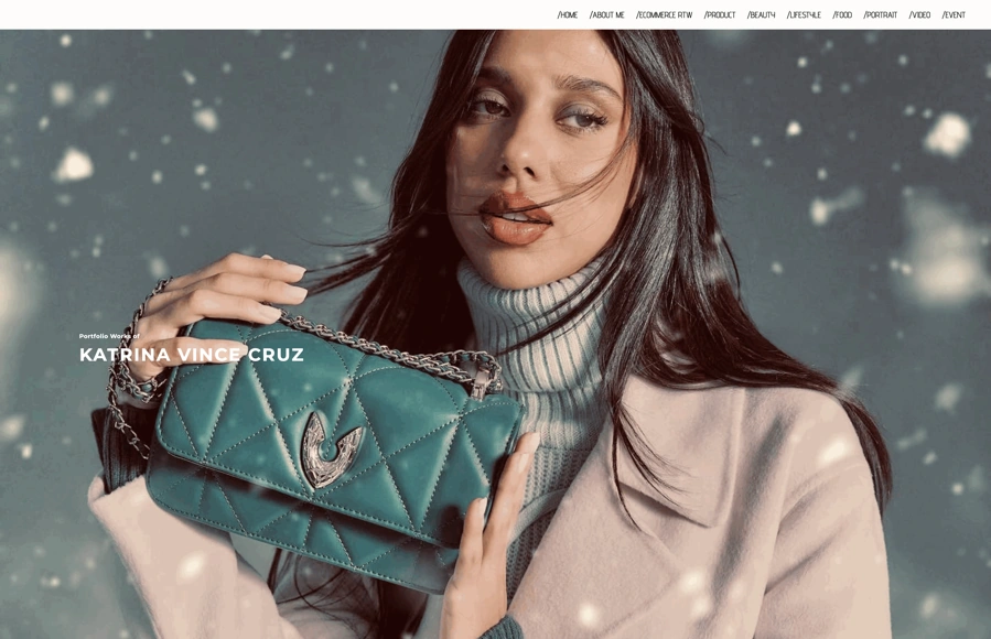 Screenshot from www.katrinavcphotography.com