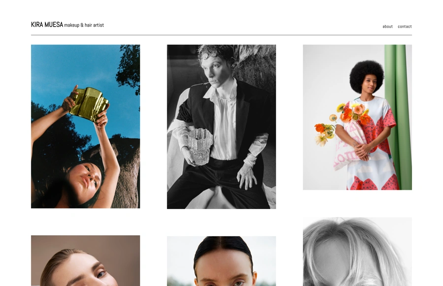 Screenshot from www.kiramuesa.com