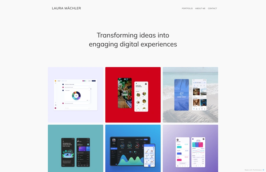 Screenshot from www.laumachler.com