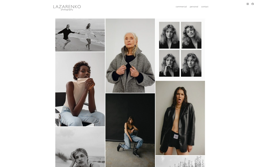 Screenshot from www.lazarenkophoto.com