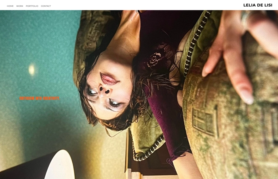 Screenshot from www.leliadelisi.com