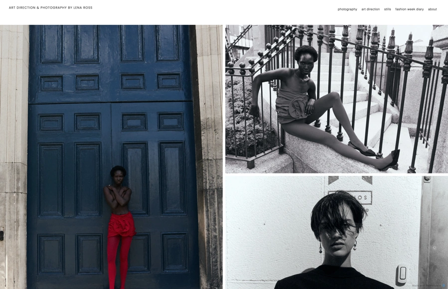 Screenshot from www.lena-ross.com