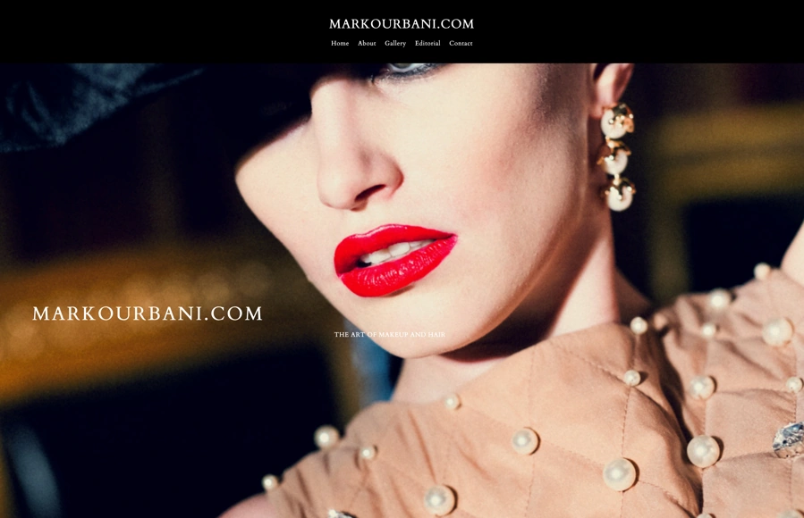 Screenshot from www.markourbani.com