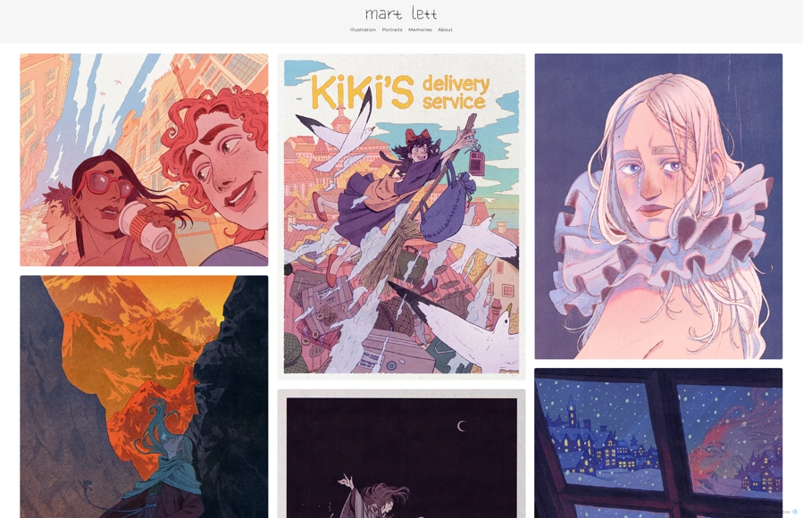 Screenshot from www.mart-lett.com