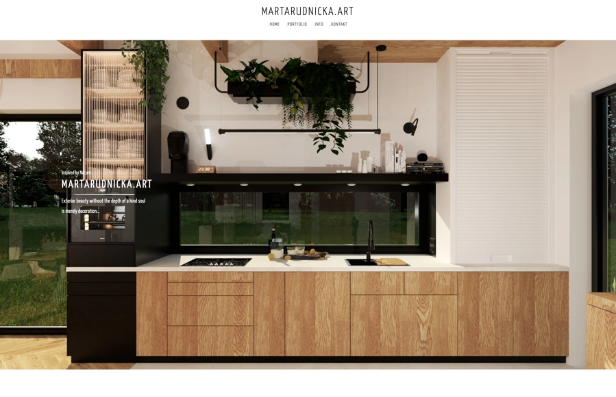 Screenshot from www.martarudnicka.art