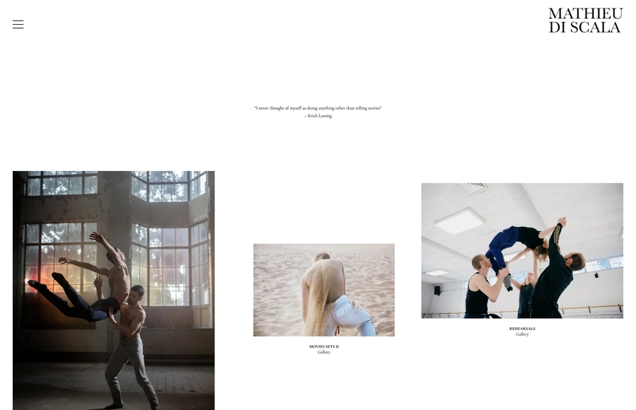 Screenshot from www.mathieudiscala.com