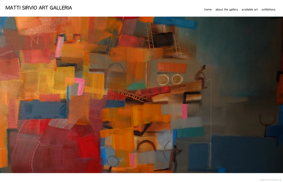 Screenshot from www.mattisirvio.org