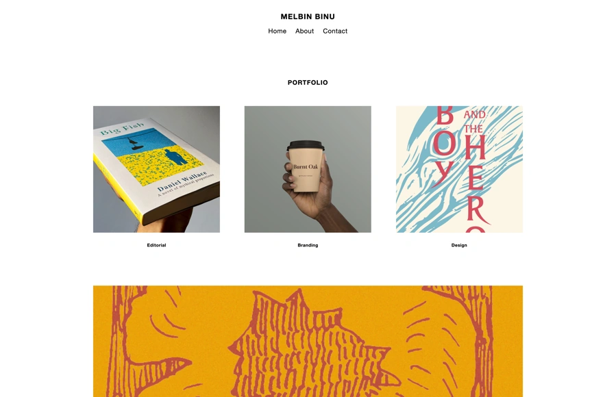 Screenshot from www.melbinbinu.com