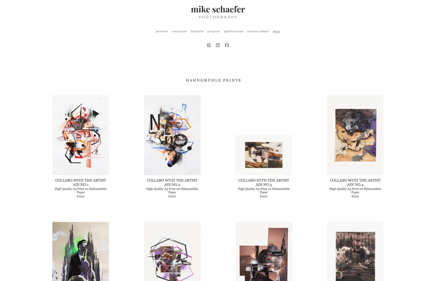 Screenshot from www.mikeschaefer.net