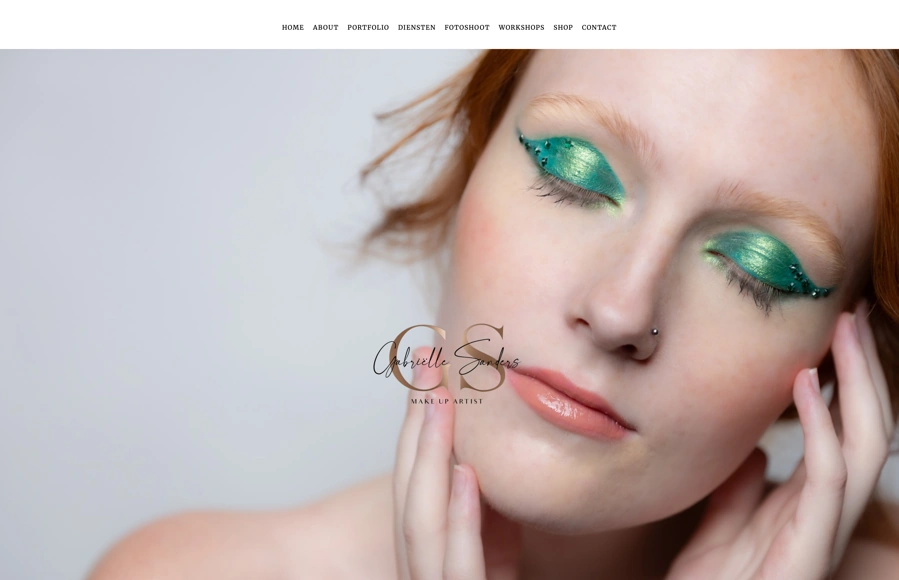 Screenshot from www.mua-gabrielle.com