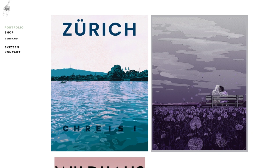 Screenshot from www.nadjaschubiger.ch