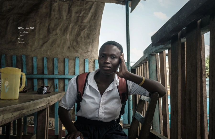 Screenshot from www.nataliaalana.com