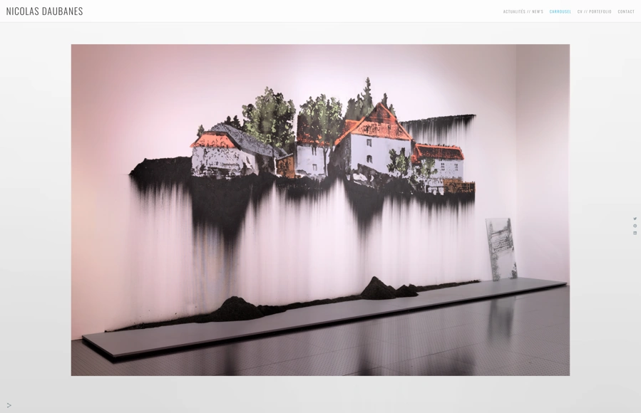 Screenshot from www.nicolasdaubanes.net