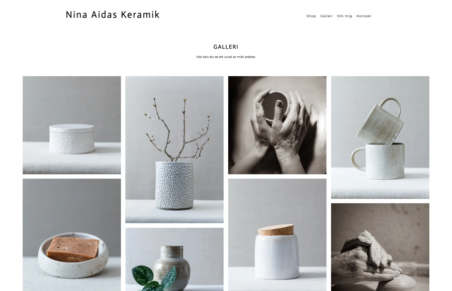 Screenshot from www.ninaaidaskeramik.com